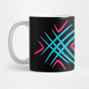 Colourfull cross line Mug